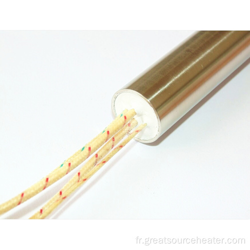 Tube chauffante chauffe-cartouche électrique avec thermocouple